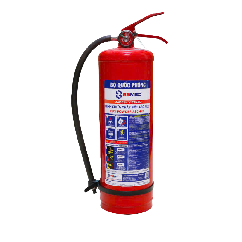 BÌNH CHỮA CHÁY BỘT ABC 4KG 8KG